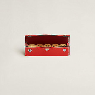 置物 HERMES DICE Chance dice case - Brown | Hermès USA